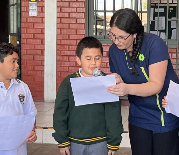 Estudiantes del Colegio Brasilia